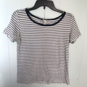 Forever 21 short sleeve striped top size small